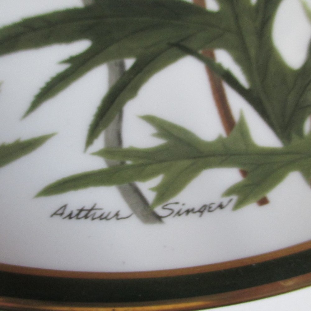 Vtg Franklin Porcelain Songbirds Wedgwood Plate - Picture 5 of 14